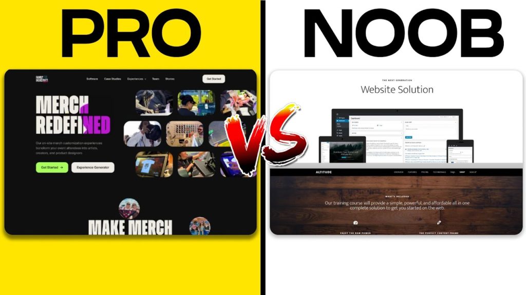 PRO Vs AMATEUR Website Layouts With Examples Designing For Uncertainty