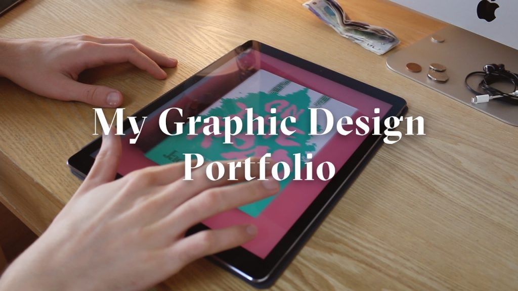 My First Graphic Design Portfolio for Job Interviews Designing for