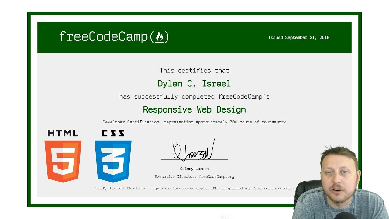 how to get free code camp certificate