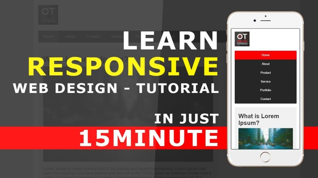 Responsive Web Design In Just 15 Minutes - How To Use Media Queries In ...