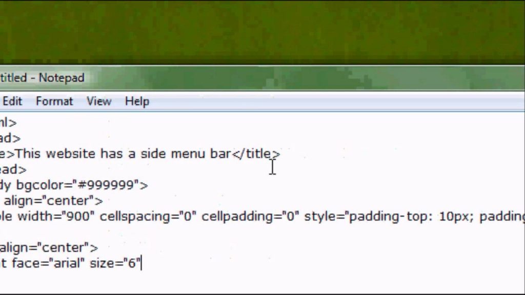 HTML site Design Tutorial How To Make a Side Menu Bar Designing for Uncertainty
