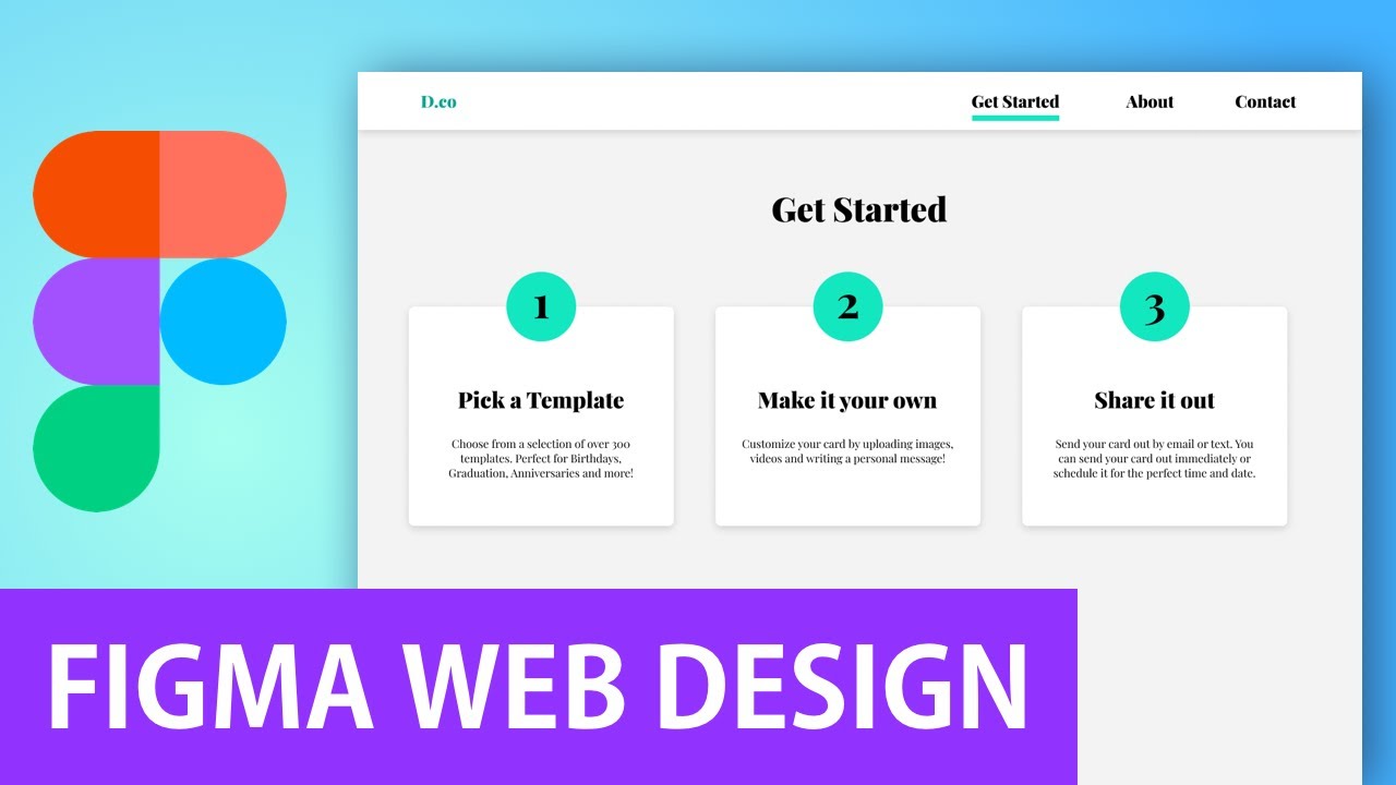 web design with figma