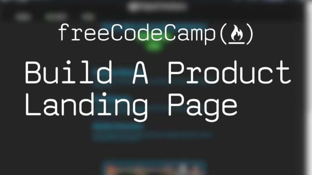 Build A Product Landing Page | Responsive Web Design Projects ...