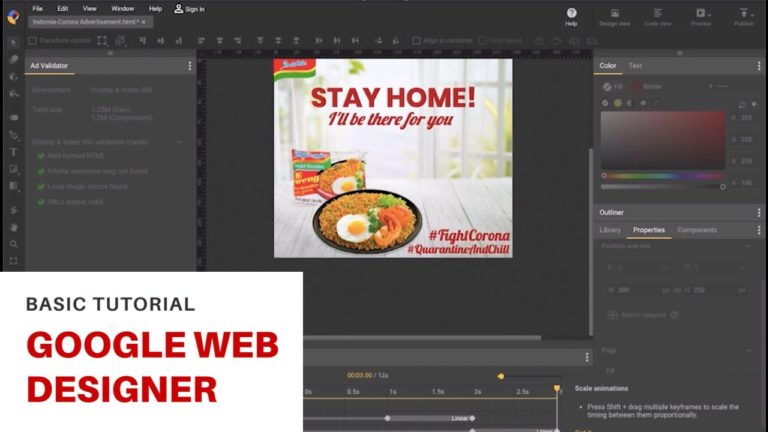 Google Web Designer - What It Is and How to Use (Basic Tutorial ...