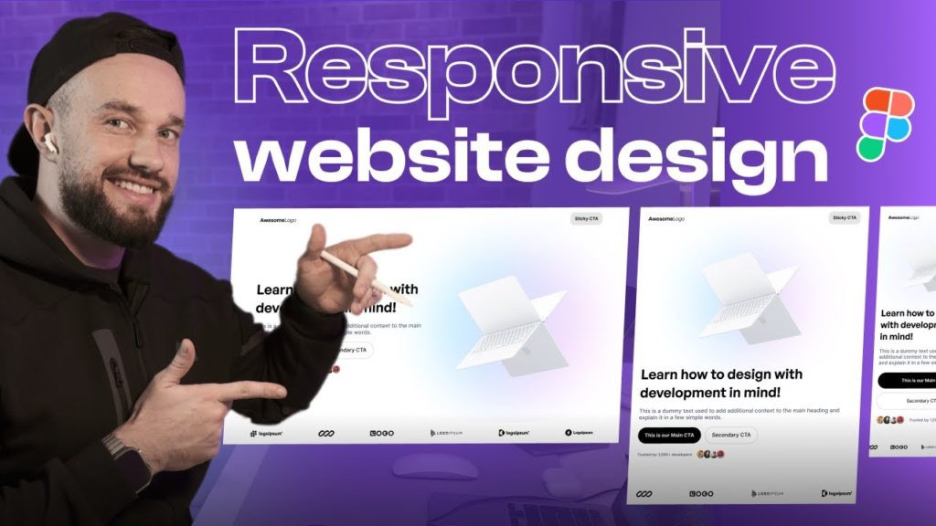 Make Your Web Designs 100% Responsive | Figma Auto Layout Tutorial ...