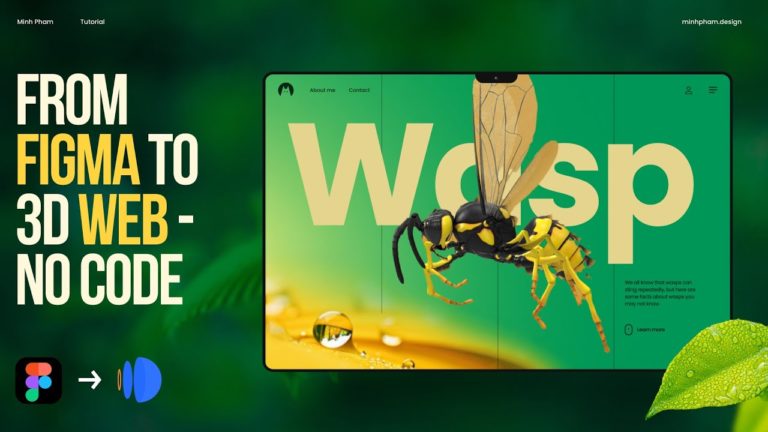 From Figma to a 3D Web Page with Dora Plugin - No code Tutorial ...