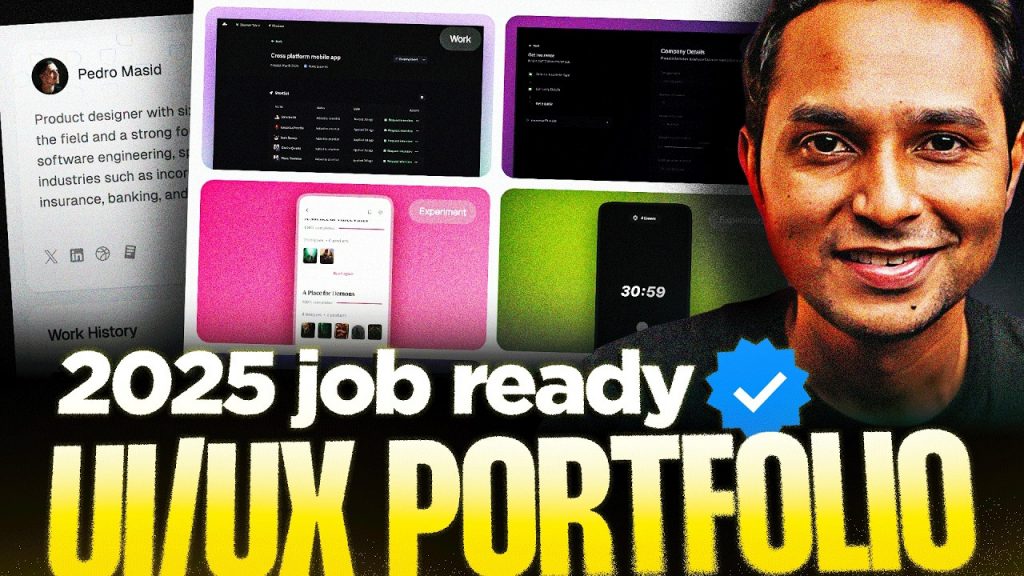How I'd Build A JOB READY UI/UX Design Portfolio In 2025. [FULL GUIDE ...