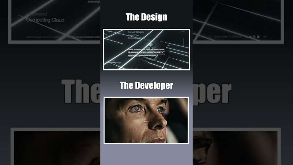The Design Vs The Developer🚀 Funny Web Design Videos 💻 Comment to get a ...