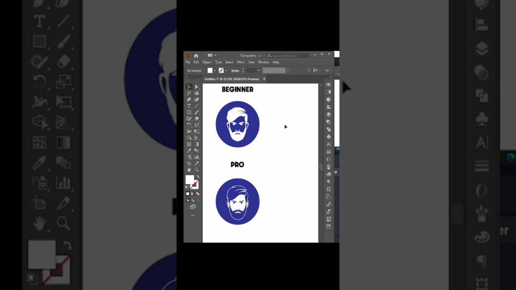 Difference between beginner and pro graphic designer #adobeillustrator ...