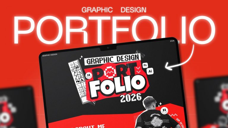 How to create a Graphic Design PORTFOLIO in 2026 | Step by Step ...